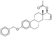 15,16-Deshydroxy 3-O-Benzyl Estetrol 17-Acetate Struktur