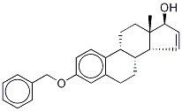 15,16-Dehydro Estradiol 3-Benzyl Ether 化学構造式