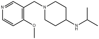 N-异丙基-1-((4-甲氧基吡啶-3-基)甲基)哌啶-4-胺, 690998-87-9, 结构式