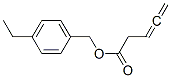 Benzenemethanol, 4-ethyl-alpha-1,2-propadienyl-, acetate, (alphaR)- (9CI) Struktur
