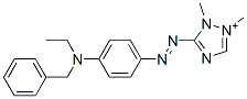 5-[4-(Ethylbenzylamino)phenylazo]-1,2-dimethyl-1H-1,2,4-triazole-2-ium Structure