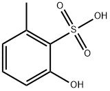 2-Hydroxy-6-methylbenzenesulfonic acid Struktur