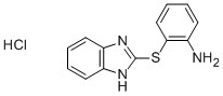 2-(1H-BENZIMIDAZOL-2-YLTHIO)ANILINE HYDROCHLORIDE Struktur