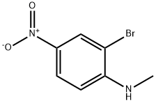N-METHYL 2-BROMO-4-NITROANILINE, 6911-88-2, 结构式