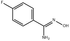 4-フルオロ-N'-ヒドロキシベンゼンカルボキシイミドアミド 化学構造式