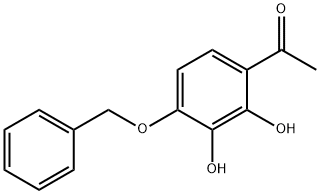1-(4-(benzyloxy)-2,3-dihydroxyphenyl)ethanone Struktur
