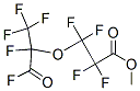 2,2,3,3-Tetrafluoro-3-[1,2,2,2-tetrafluoro-1-(fluorocarbonyl)ethoxy]propanoic acid methyl ester 结构式