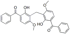 3,3''-Methylenebis(2-hydroxy-4-methoxybenzophenone) Structure