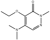 5-Dimethylamino-4-ethoxy-2-methyl-3(2H)-pyridazinone 结构式