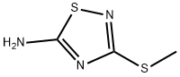 5-AMINO-3-METHYLTHIO-1,2,4-THIADIAZOLE Structure