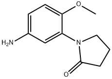 1-(5-amino-2-methoxyphenyl)pyrrolidin-2-one Structure