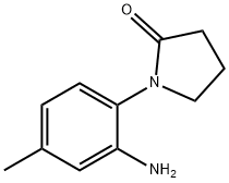 1-(2-氨基-4-甲基-苯基)-2-吡咯烷酮, 69131-72-2, 结构式