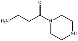 Piperazine, 1-(3-amino-1-oxopropyl)- (9CI) Struktur