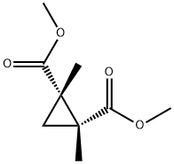 CIS-1,2-DIMETHYL-CYCLOPROPANEDICARBOXYLIC ACID DIMETHYL ESTER 化学構造式