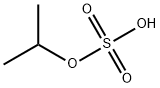 isopropyl hydrogen sulphate Struktur