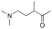 2-Pentanone, 5-(dimethylamino)-3-methyl- (9CI) Struktur