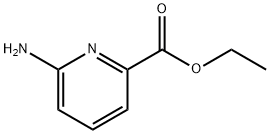 6-アミノピリジン-2-カルボン酸エチル 化学構造式