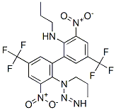 2-nitro-6-[3-nitro-2-propylamino-5-(trifluoromethyl)phenyl]diazenyl-N- propyl-4-(trifluoromethyl)aniline Structure