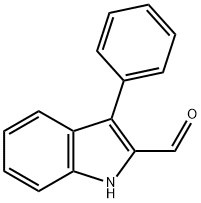 3-Phenyl-1H-indole-2-carbaldehyde Struktur