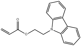 2-(9H-咔唑-9-基)丙烯酰酸乙酯, 6915-68-0, 结构式