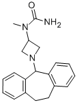 1-(1-(10,11-Dihydro-5H-dibenzo(a,d)cyclohepten-5-yl)azetidin-3-yl)-1-m ethylurea Structure