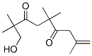 2,2,5,5,8-Pentamethyl-3,6-dioxa-8-nonen-1-ol Struktur