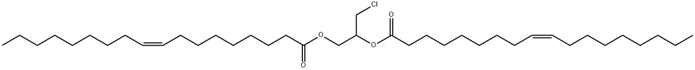 消旋-1,2-十八烷酰(2-羟乙基)三甲基氢氧化铵-3-氯-1,2-丙二醇, 69161-73-5, 结构式
