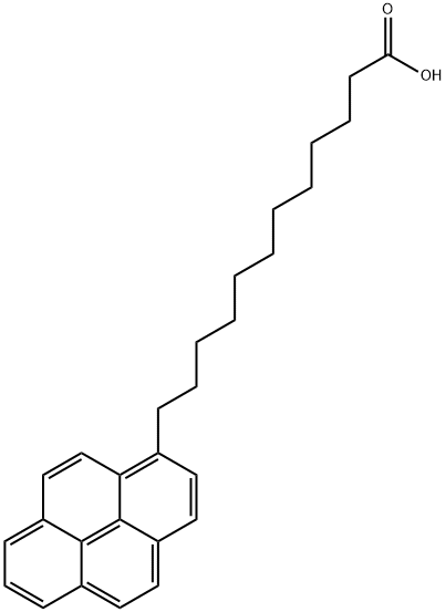 1-芘十二酸, 69168-45-2, 结构式