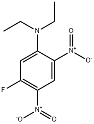 N,N-二乙基-2,4-二硝基-5-氟苯胺,6917-48-2,结构式