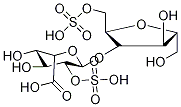 O-(α-L-Idopyranosyluronic acid 2-sulfate-(1-4)-2,5-anhydro-Mannitol-6-sulfate Struktur