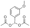 BIS(ACETATO-O)(3-METHOXYPHENYL)IODINE 化学構造式