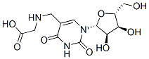 5-(((carboxymethyl)amino)methyl)uridine Struktur