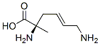 4-Hexenoicacid,2,6-diamino-2-methyl-,(2R,4E)-(9CI) Struktur