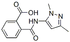 Benzoic acid, 2-[[(1,3-dimethyl-1H-pyrazol-5-yl)amino]carbonyl]- (9CI) Struktur