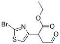 4-Thiazoleaceticacid,2-bromo--alpha--(2-oxoethyl)-,ethylester(9CI)|
