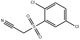 2-[(2,5-dichlorophenyl)sulfonyl]acetonitrile Structure