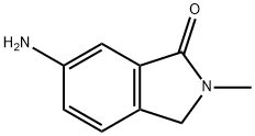 6-Amino-2,3-dihydro-2-methyl-1H-Isoindol-1-one Struktur