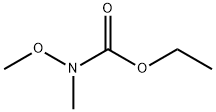 N-甲氧基-N-甲基氨基甲酸乙酯 结构式