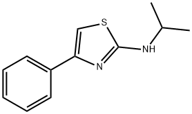 N-异丙基-4-苯基噻唑-2-胺, 691905-18-7, 结构式
