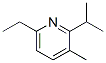 Pyridine, 6-ethyl-3-methyl-2-(1-methylethyl)- (9CI) Structure