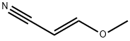 (E)-3-メトキシプロペンニトリル 化学構造式
