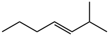 (E)-2-methylhept-3-ene Structure