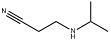 3-[(1-メチルエチル)アミノ]プロパンニトリル 化学構造式