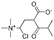 ISOBUTYRYL-L-CARNITINE CHLORIDE Structure