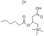 ヘキサノイルカルニチンクロリド 化学構造式