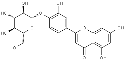 LUTEOLIN-4'-O-GLUCOSIDE Structure