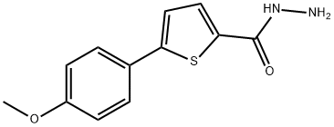 5-(4-METHOXYPHENYL)-2-THIOPHENECARBOHYDRAZIDE Struktur