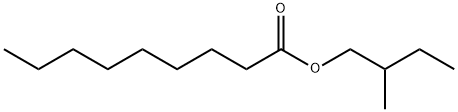 ノナン酸2-メチルブチル 化学構造式