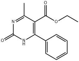 ETHYL 6-METHYL-2-OXO-4-PHENYL-1,2-DIHYDRO-5-PYRIMIDINECARBOXYLATE Struktur