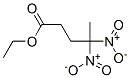 4,4-Dinitropentanoic acid ethyl ester Structure